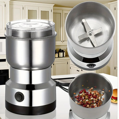 Premium Stainless Steel Coffee Grinder – Adjustable 3-Layer Manual Grinder for Espresso & Pour-Over