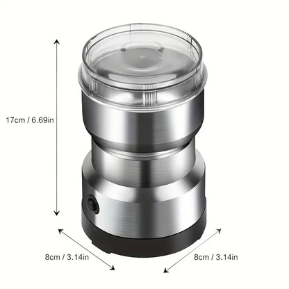 Premium Stainless Steel Coffee Grinder – Adjustable 3-Layer Manual Grinder for Espresso & Pour-Over