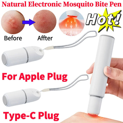 Mosquito Bite Relief Pen PRO – Chemical-Free Electronic Itch Relief for Kids & Adults | USB-C Rechargeable