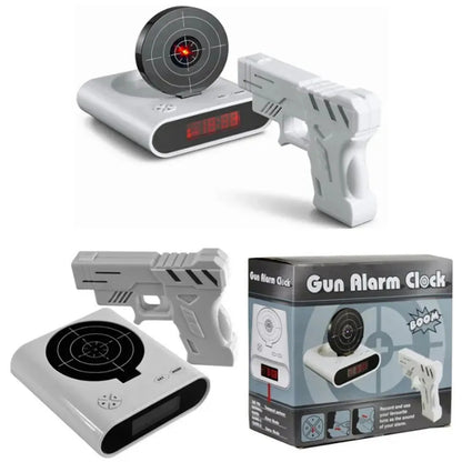 Exciting Shooting Tool Clock with LED Display - 2 Modes for Fun and Practicality