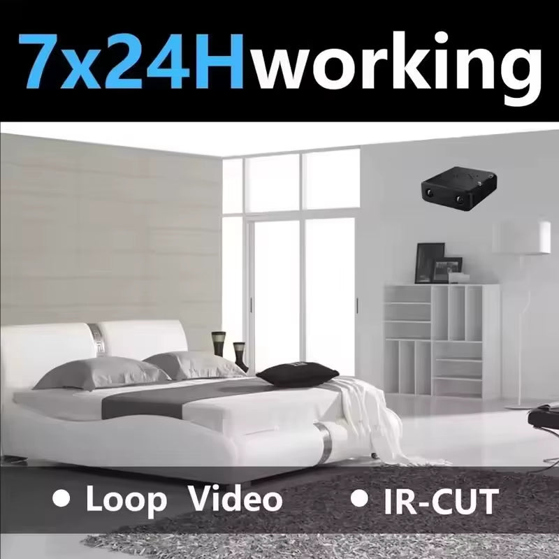 Experience Ultimate Security with the 1080P HD Mini WiFi Camera - Your Smart Home Guardian!