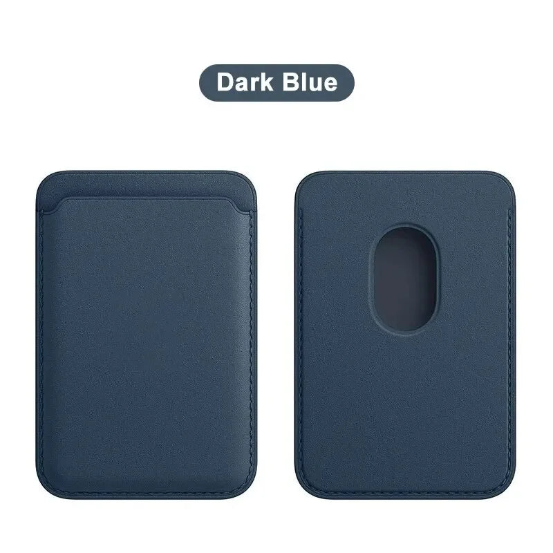 MAGSAFE LEATHER WALLET CASE – Magnetic Card Holder for Iphone 17 16 15 14 13 12 11 8, Samsung & Huawei with Secure Snap-On Design