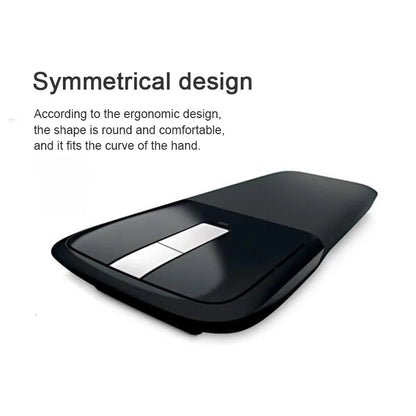 2.4G Wireless Foldable Wireless Arc Mouse 1200DPI for Laptop PC & Mac