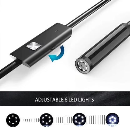 Discover the Versatile 5.5/7.0MM Type-C Endoscope Camera: IP67 Waterproof with 6 Adjustable LEDs for Ultimate Inspection on Phone & PC