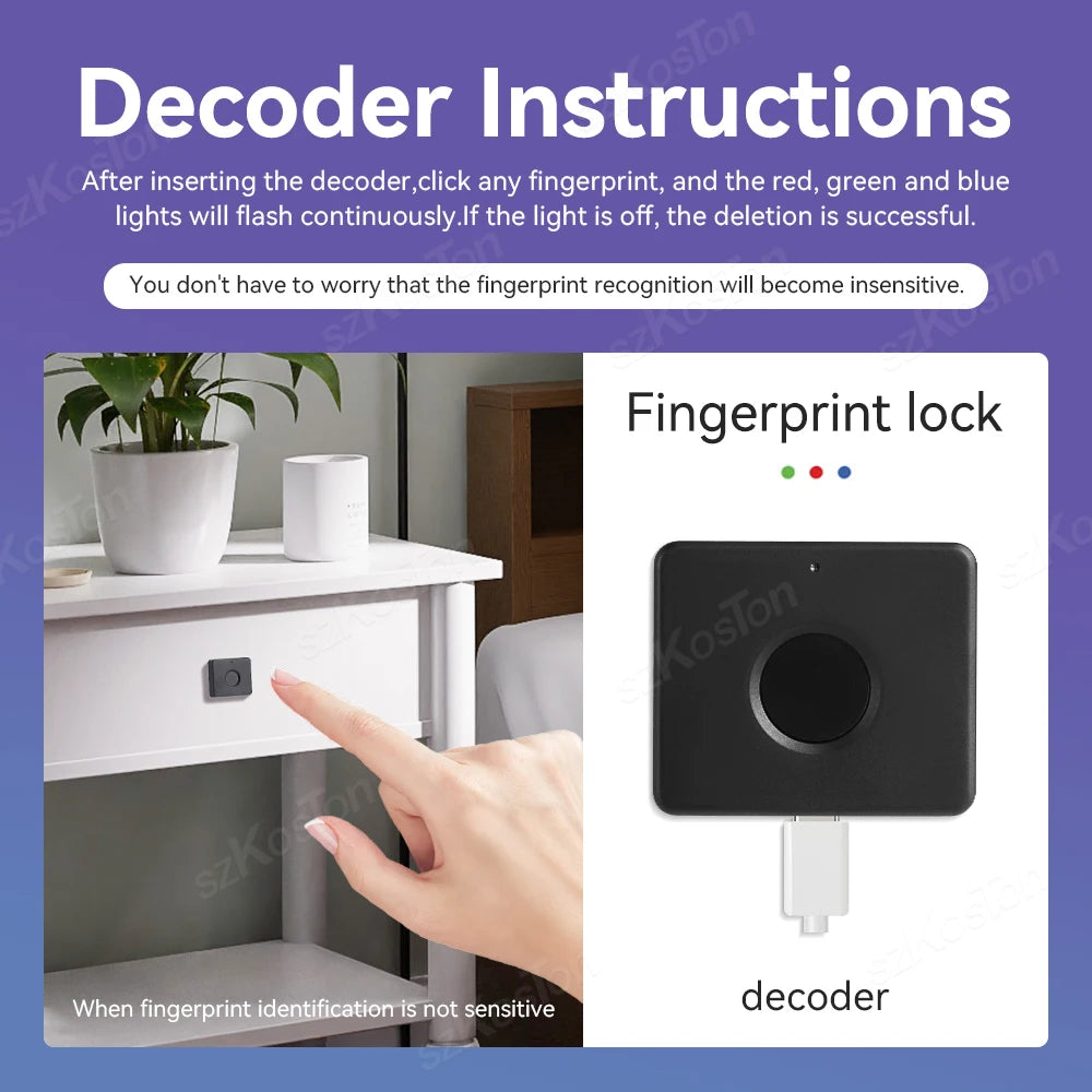 Advanced Smart Biometric Fingerprint Lock for Secure and Keyless Home Storage