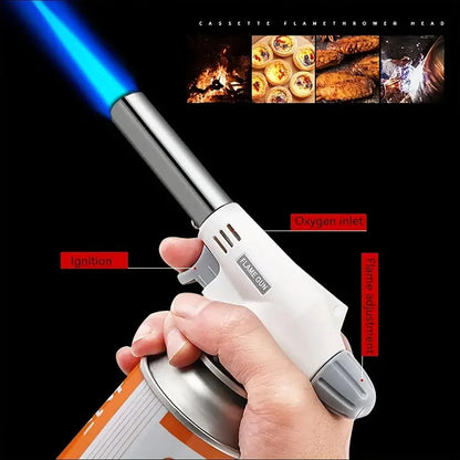 Portable Butane Torch Burner for BBQ, Camping & Cooking
