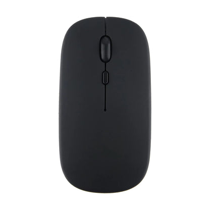 Slim Wireless Bluetooth Mouse – Silent Click, Rechargeable & Compatible with iPad, Android Tablets, Laptop & PC
