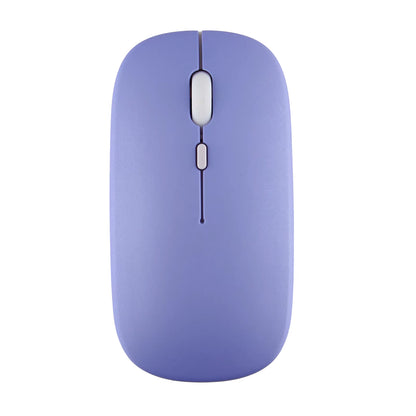 Slim Wireless Bluetooth Mouse – Silent Click, Rechargeable & Compatible with iPad, Android Tablets, Laptop & PC