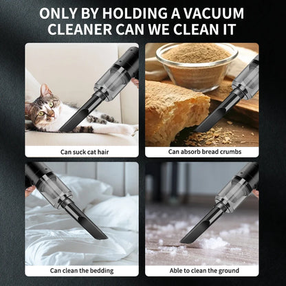 Handheld Car Vacuum, 15000PA Dual Use Cordless  5-in-1 Portable Vacuum, Air Blower & Dust Cleaner 15,000Pa