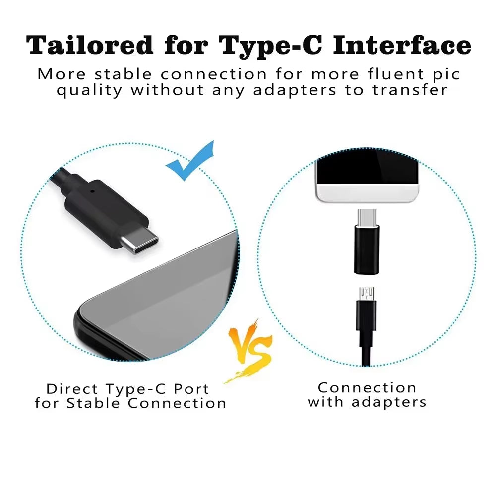Discover the Versatile 5.5/7.0MM Type-C Endoscope Camera: IP67 Waterproof with 6 Adjustable LEDs for Ultimate Inspection on Phone & PC