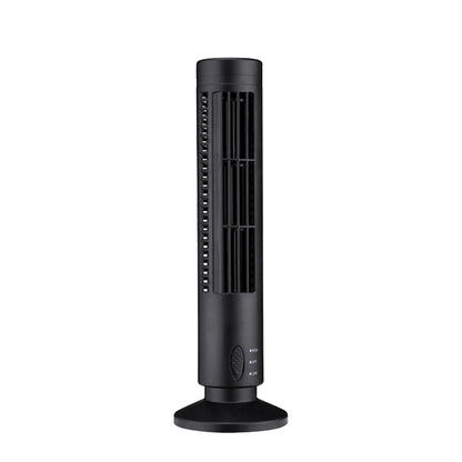 Experience Ultimate Comfort with the LED Bladeless Tower Fan - 2 Speed USB Electric Cooling Fan for Home, Bedroom, and Office