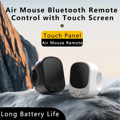 Revolutionary Mouse Ring Remote Control with Touchpad - Your Ultimate Smart Automatic Screen Clicker Device for Effortless Scrolling and Continuous Clicking!
