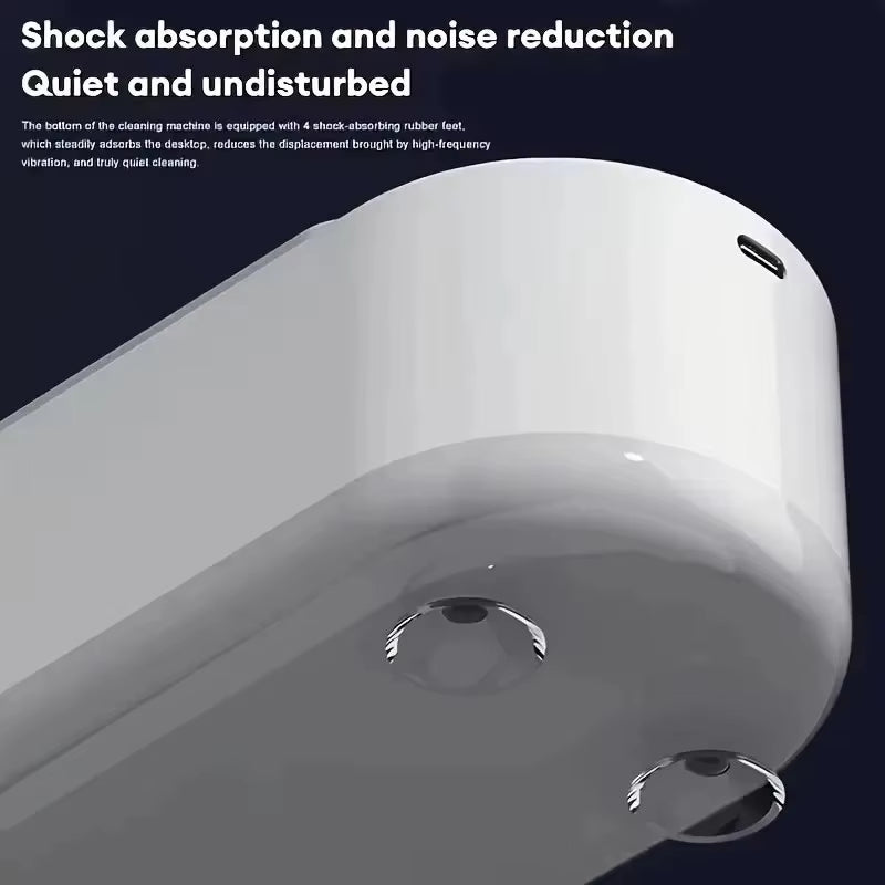 Ultra-Efficient High-Frequency Glasses Cleaner - Versatile Wireless Cleaning Machine for Eyewear and Accessories