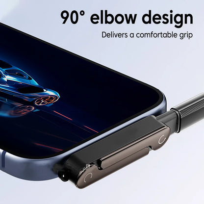 1/2/3PCS Type C Phone Charging Bracket Adapter 240W Fast Charging OTG Type-C Male to USB-C Female Converter with Foldable Holder