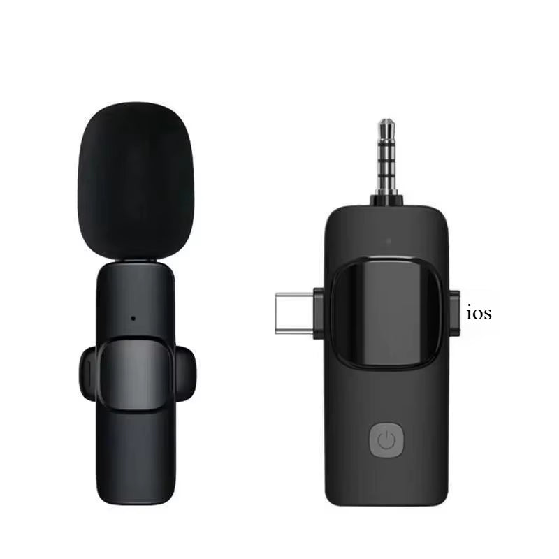 Elevate Your Recording Experience with the Wireless Lavalier Microphone - Perfect for iPhone, iPad, Android, Xiaomi, Samsung, and Live Gaming!