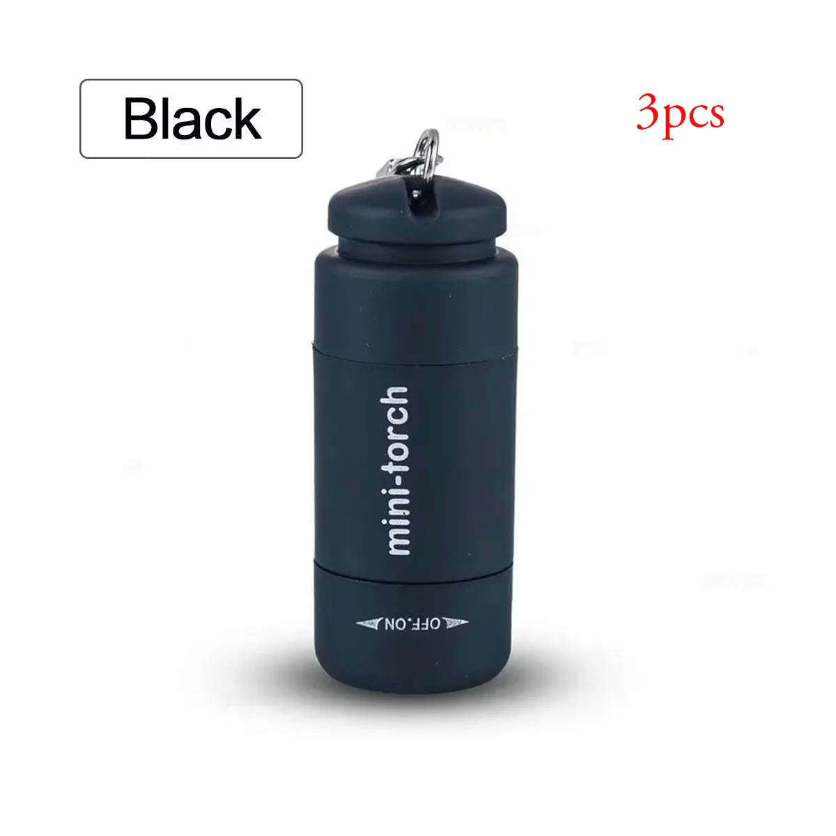 Pocket Keychain Flashlight Waterproof Outdoor Hiking Camping Mini Flashlight USD Rechargeable LED Multifunctional Strong Light