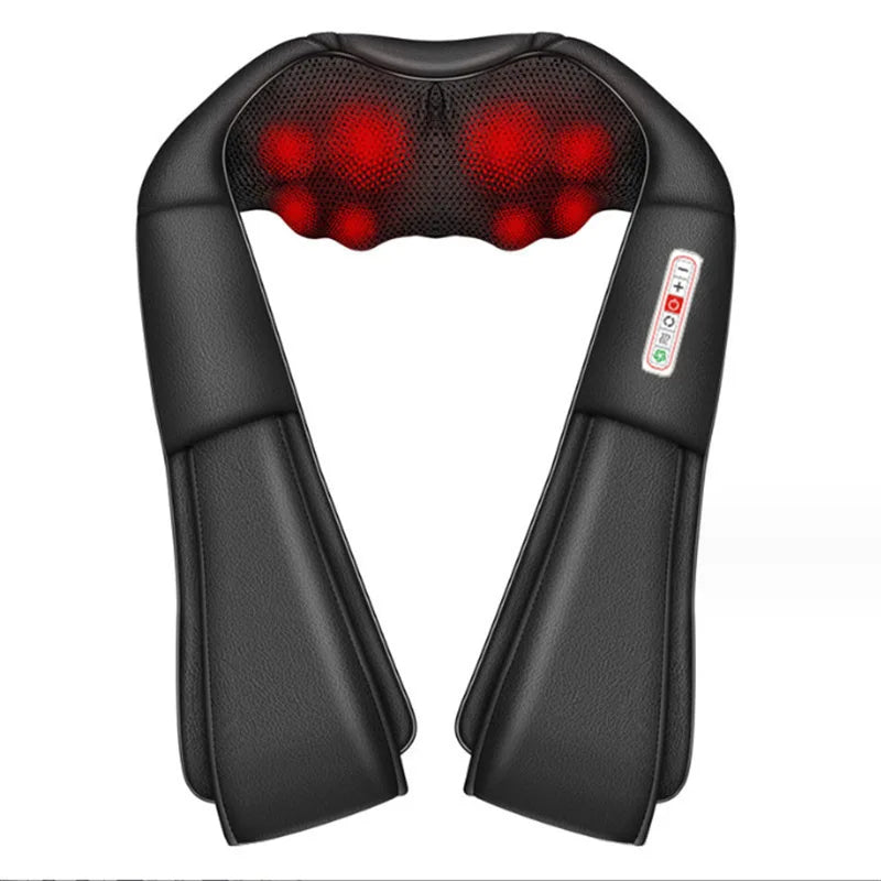 Neck & Back Massager – 8-Kneading Nodes with Heat & Adjustable Speed, Best Gift for Birthday and Special Occasion, Gift for Fathers, Gift for Mothers
