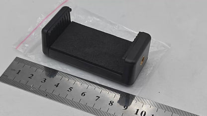 Universeller Smartphone-Stativadapter – verstellbarer Smartphone-Halter mit zwei 1/4-Zoll-Schraubbefestigungen, Handyhalterung, Halterung für Schreibtisch-Ständer-Klemme-Stativ-Adapter